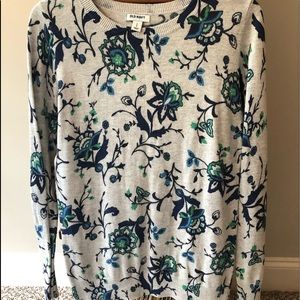 Old Navy floral sweater